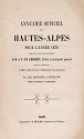 Annuaire des Hautes-Alpes, 1876 : titre