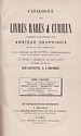 Catalogue de la bibliothèque d'un amateur dauphinois, 1867 : titre