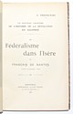 Le fédéralisme dans l'Isère et Français de Nantes : titre