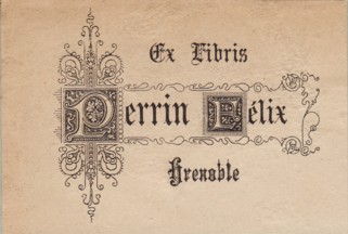Félix Perrin : ex-libris