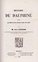 Histoire du Dauphin, Jules Taulier : titre