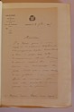 Imprimerie, Imprimeurs, Libraires à Grenoble (exemplaire Chaper) : lettre d'Edmond Maignien