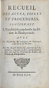 Recueil des actes, pices et procdures concernant l'Emphitose perptuelle des Dmes du Brianonnais, Jean Brunet : titre