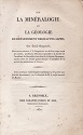Sur la minéralogie et la géologie du département des Hautes-Alpes, Emile Gueymard : titre