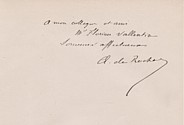 Patois des Alpes cottiennes (Briançonnais et vallées vaudoises) et en particulier du Queyras, Jean-Armand Chabrand, Albert de Rochas d'Aiglun