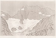 Planche XII Outlines sketches of High Alps of Dauphiné