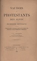 Vaudois et Protestants des Alpes, Chabrand : couverture